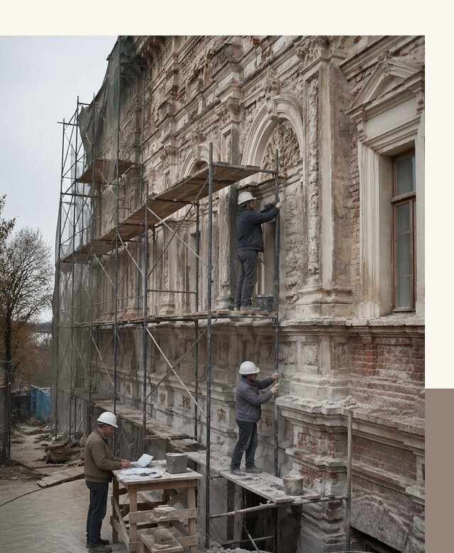 Реставрация объектов культурного наследия под ключ в Лесне